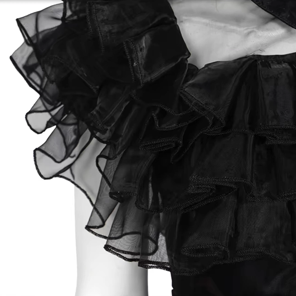 Wednesday The Addams Family Wednesday Ball Gown Dress Cosplay Costume