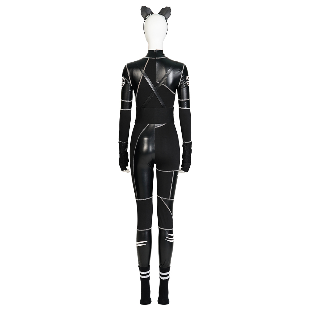 Wednesday The Addams Family Wednesday Cat Jumpsuit Cosplay Costume