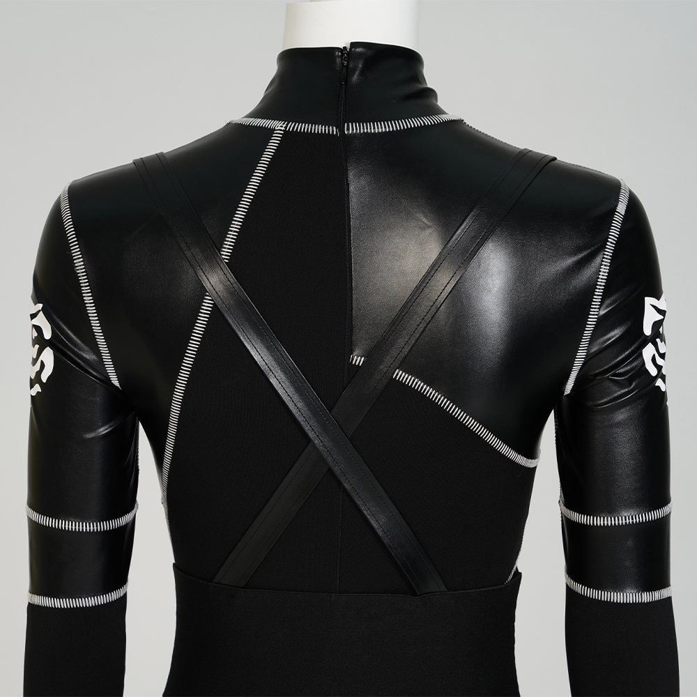 Wednesday The Addams Family Wednesday Cat Jumpsuit Cosplay Costume