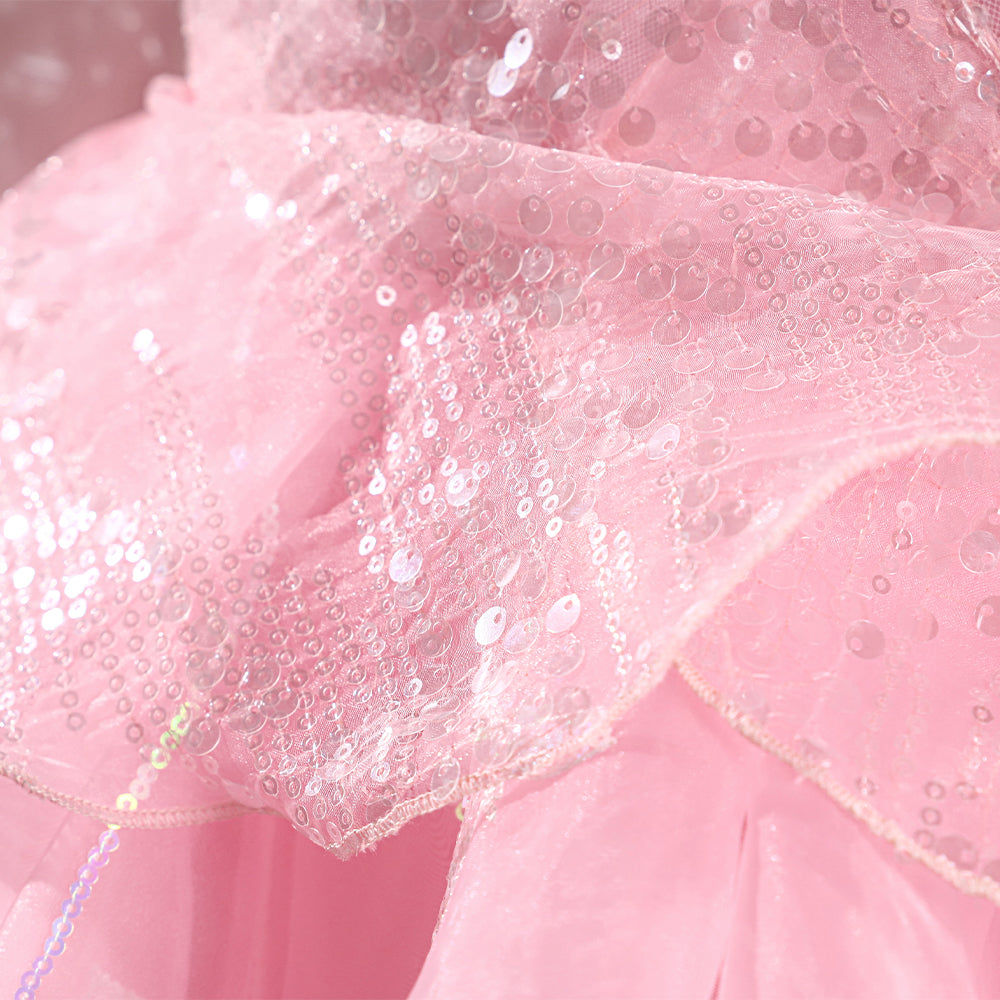 Wicked (2024) Glinda Cosplay Costume-Cosplay Instrumentality Project