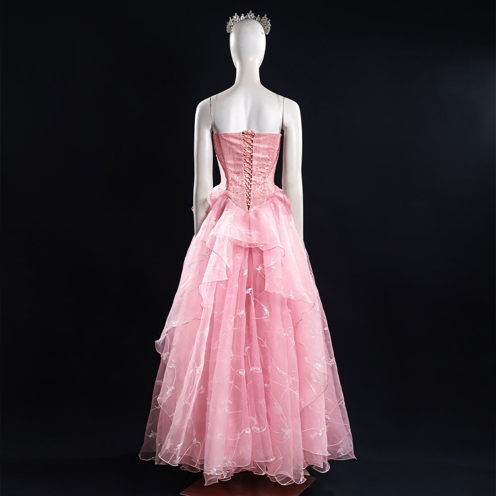 Wicked (2024) Glinda Cosplay Costume-Cosplay Instrumentality Project
