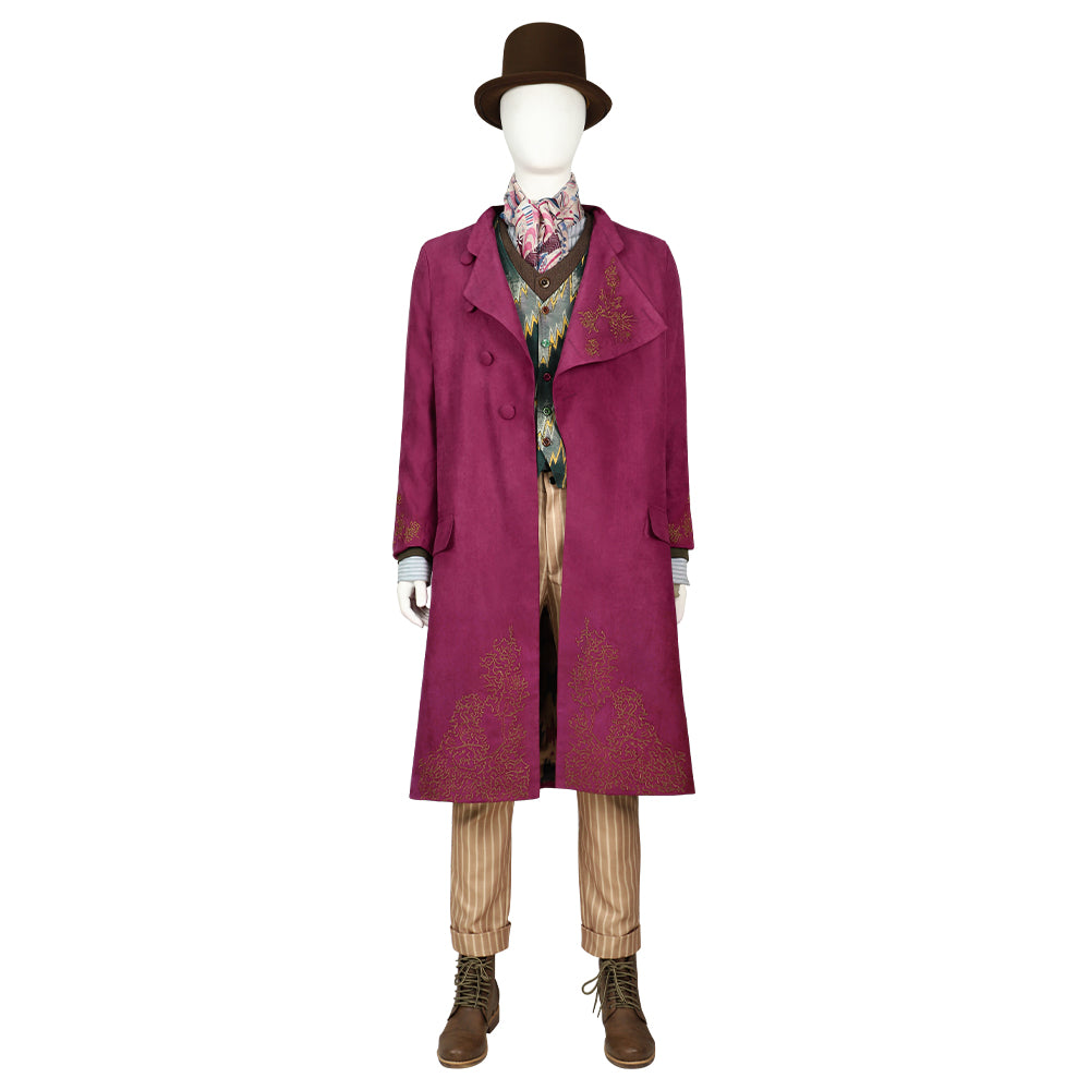 Wonka Charlie and the Chocolate Factory Wonka Cosplay Costume-Cosplay Instrumentality Project