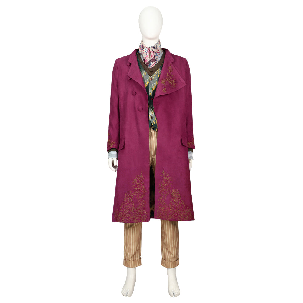 Wonka Charlie and the Chocolate Factory Wonka Cosplay Costume-Cosplay Instrumentality Project