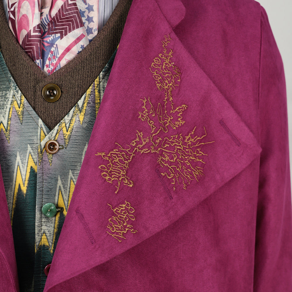 Wonka Charlie and the Chocolate Factory Wonka Cosplay Costume-Cosplay Instrumentality Project