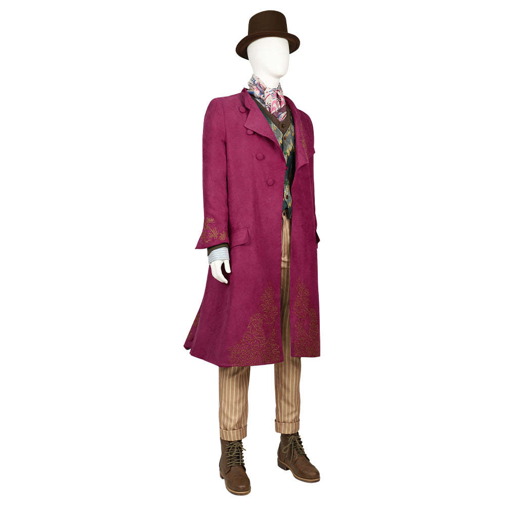 Wonka Charlie and the Chocolate Factory Wonka Cosplay Costume-Cosplay Instrumentality Project