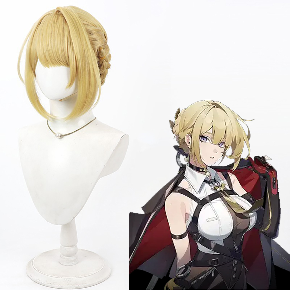 Zenless Zone Zero Evelyn Chevalier Blonde Cosplay Wig