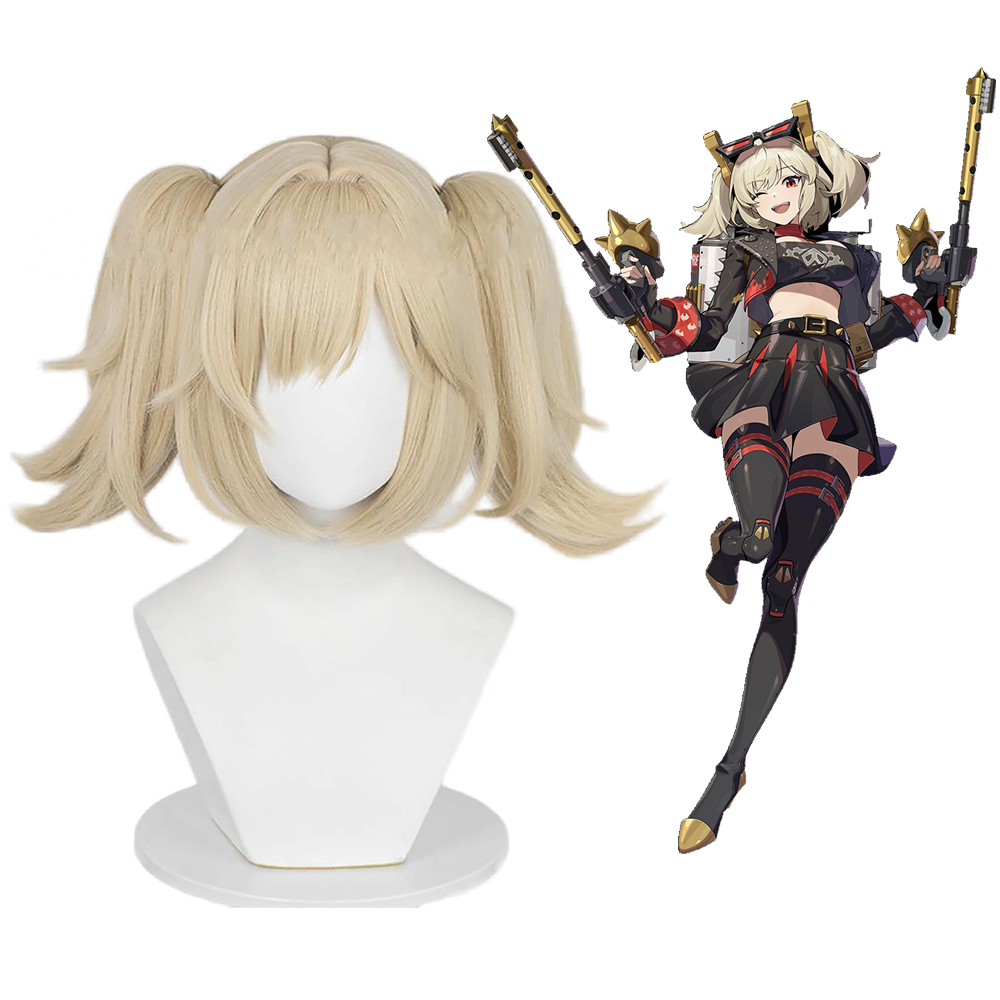 Zenless Zone Zero Burnice White Cosplay Blonde Wig