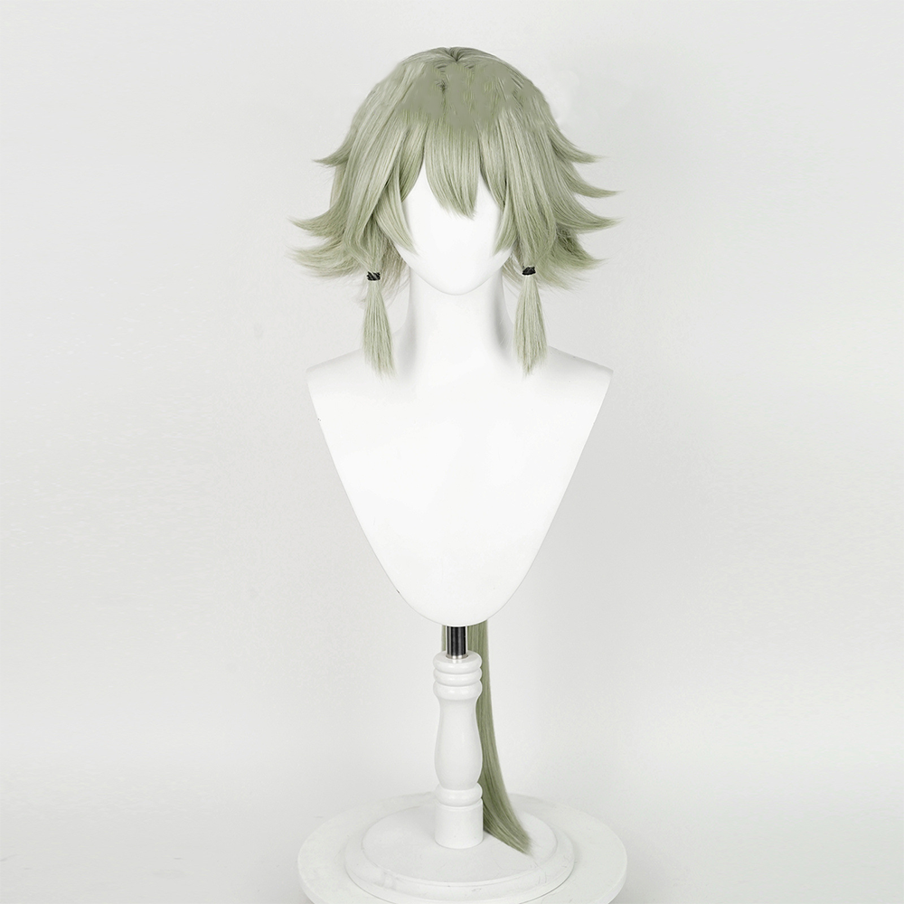 Zenless Zone Zero Caesar King Green Cosplay Wig