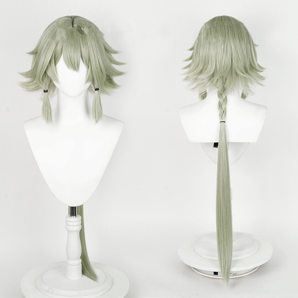 Zenless Zone Zero Caesar King Green Cosplay Wig