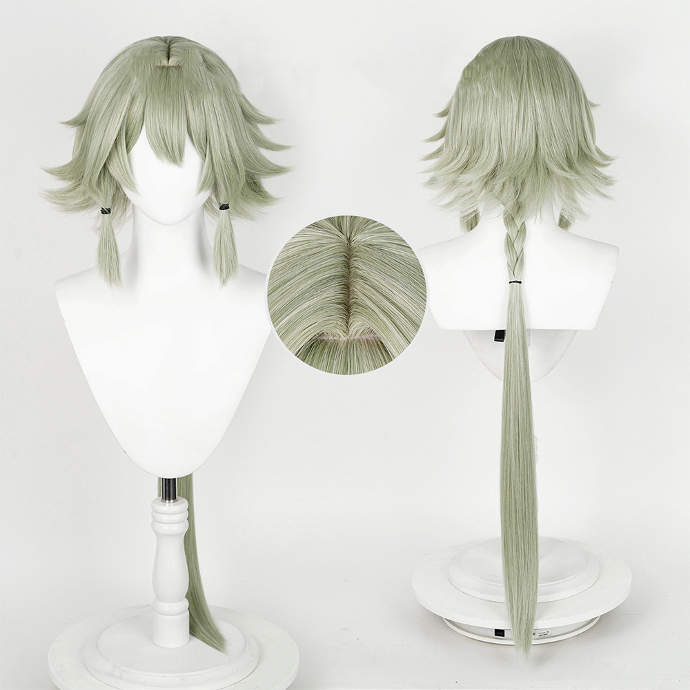 Zenless Zone Zero Caesar King Green Cosplay Wig