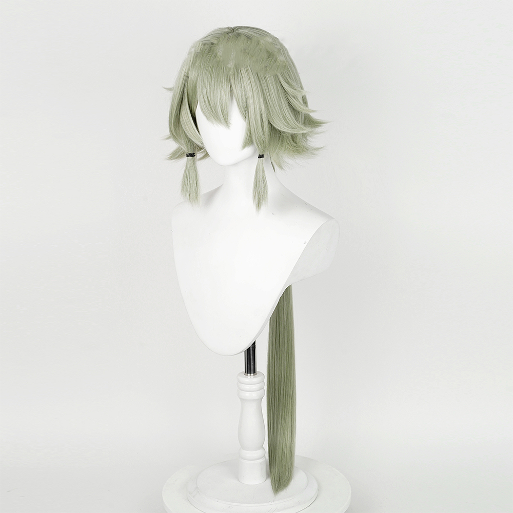 Zenless Zone Zero Caesar King Green Cosplay Wig