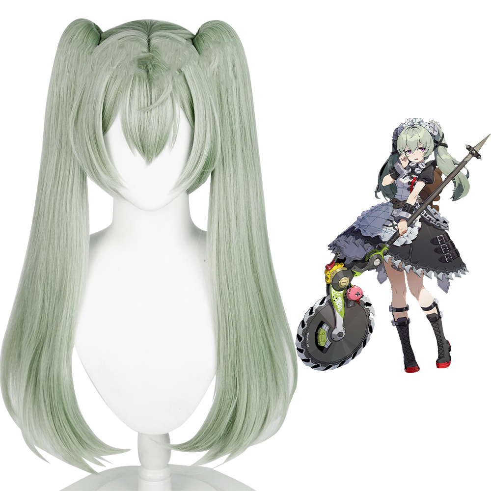 Zenless Zone Zero Corin Wickes Green Cosplay Wig