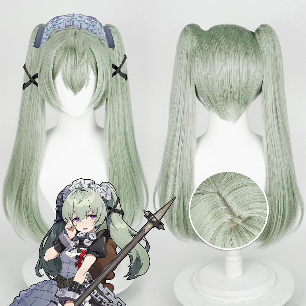 Zenless Zone Zero Corin Wickes Green Cosplay Wig