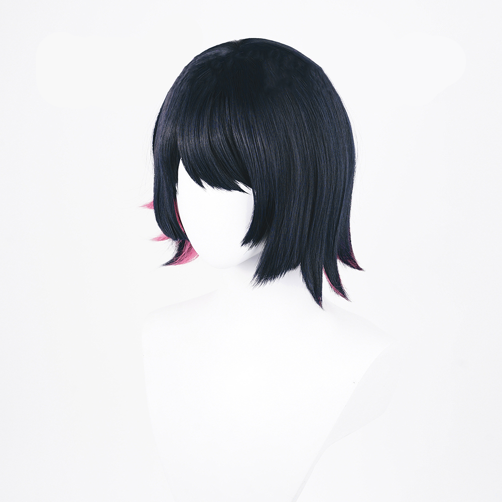 Zenless Zone Zero Ellen Joe Black Cosplay Wig