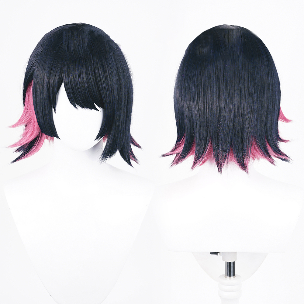 Zenless Zone Zero Ellen Joe Black Cosplay Wig