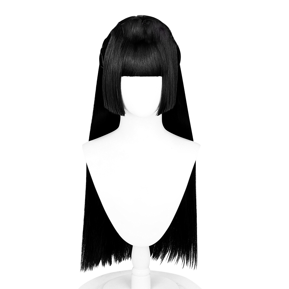 Zenless Zone Zero Hoshimi Miyabi Black Cosplay Wig