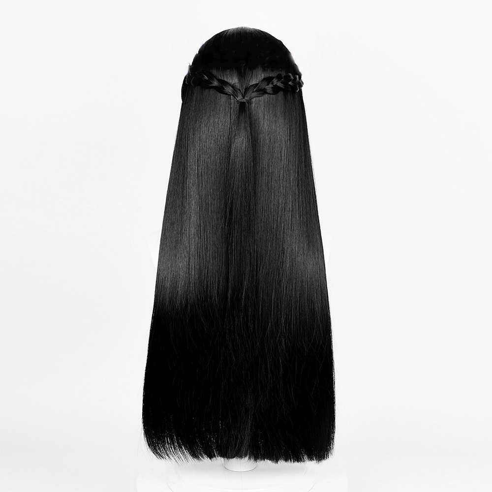Zenless Zone Zero Hoshimi Miyabi Black Cosplay Wig
