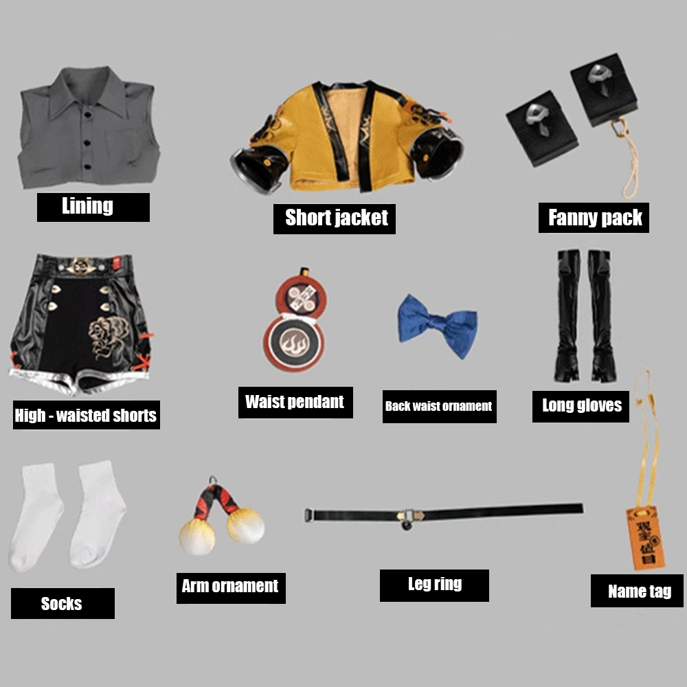 Zenless Zone Zero Ju Fufu Cosplay Costume