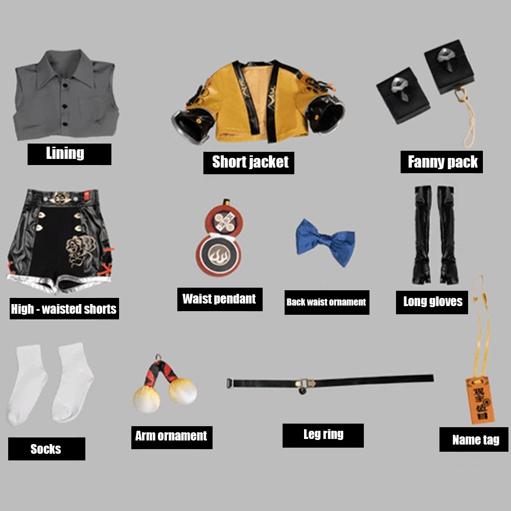 Zenless Zone Zero Ju Fufu Cosplay Costume