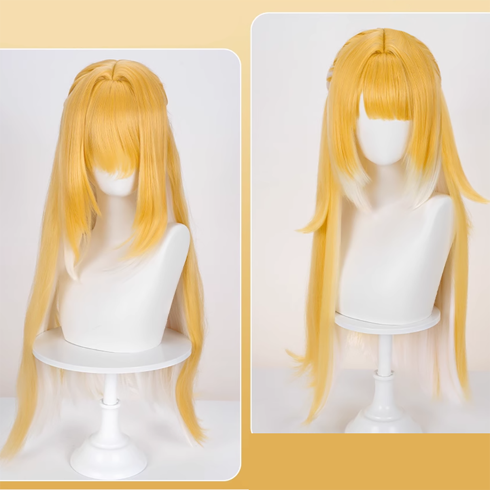 Zenless Zone Zero Ju Fufu Yellow Cosplay Wig