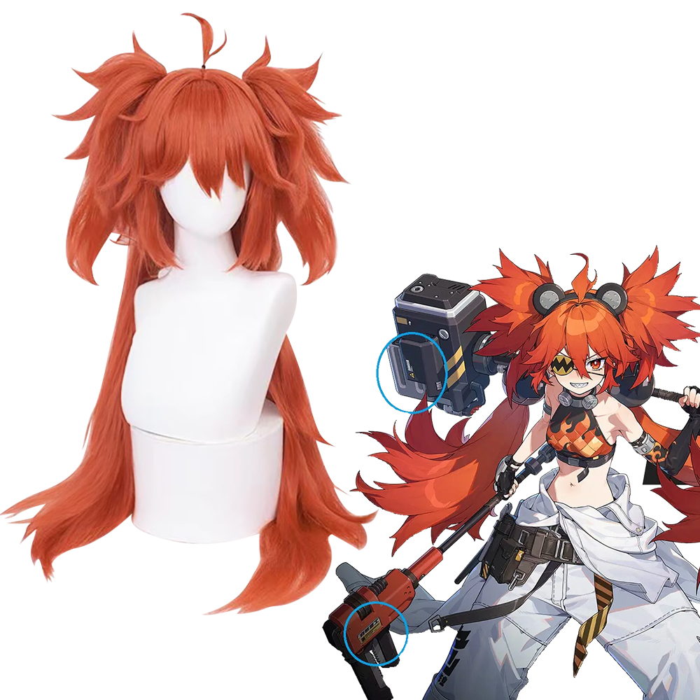 Zenless Zone Zero Koleda Belobog Red Cosplay Wig