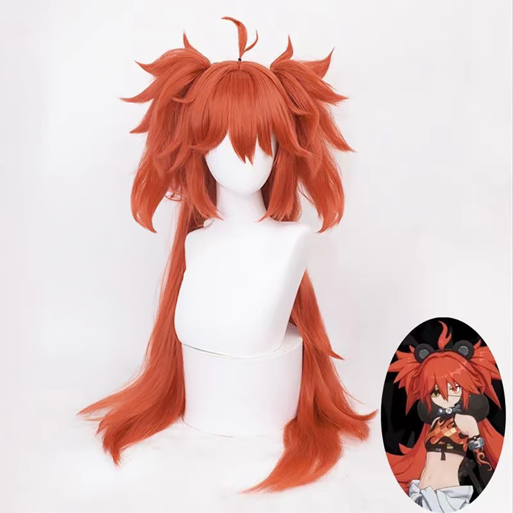 Zenless Zone Zero Koleda Belobog Red Cosplay Wig