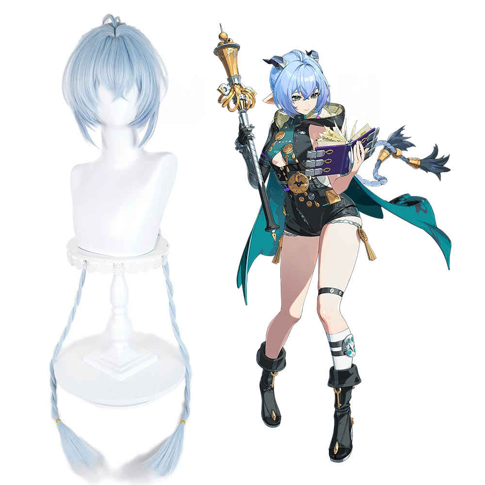 Zenless Zone Zero Lucia Blue Cosplay Wig