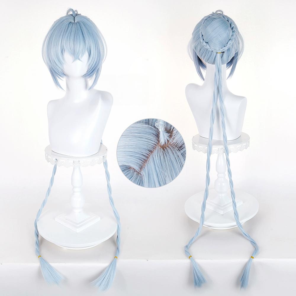 Zenless Zone Zero Lucia Blue Cosplay Wig