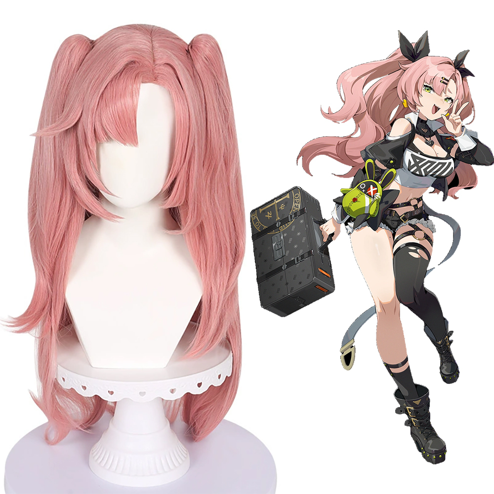 Zenless Zone Zero Nicole Demara Pink Cosplay Wig