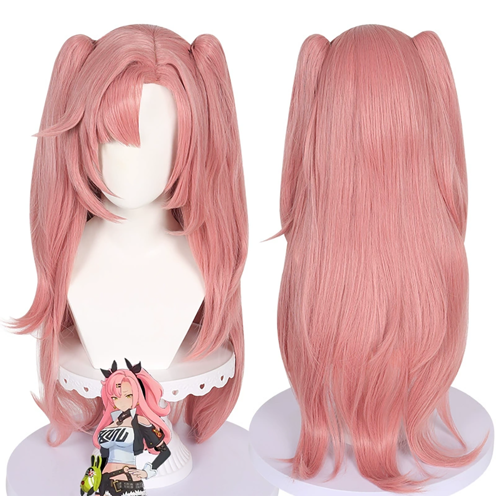 Zenless Zone Zero Nicole Demara Pink Cosplay Wig