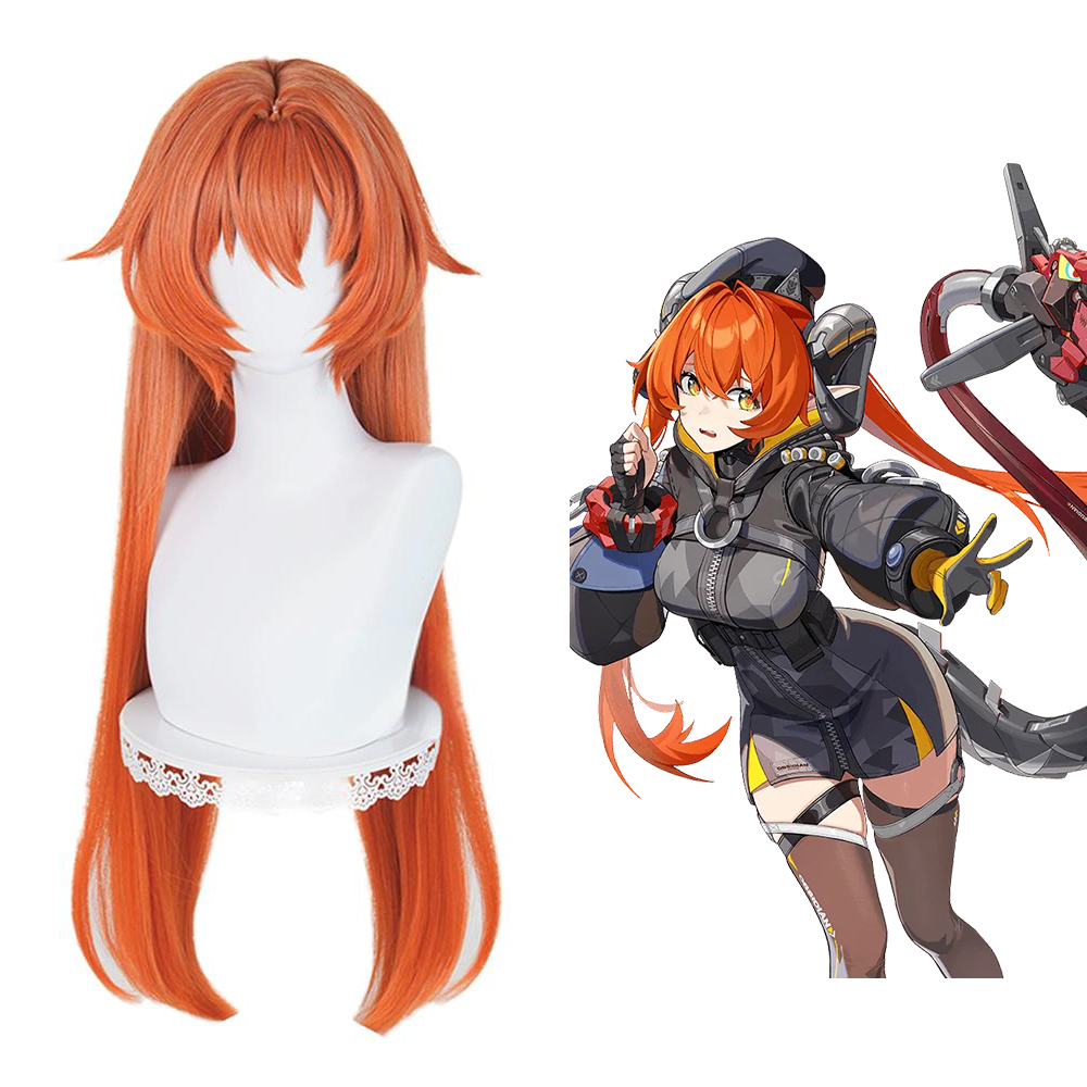 Zenless Zone Zero Orpheus Red Cosplay Wig