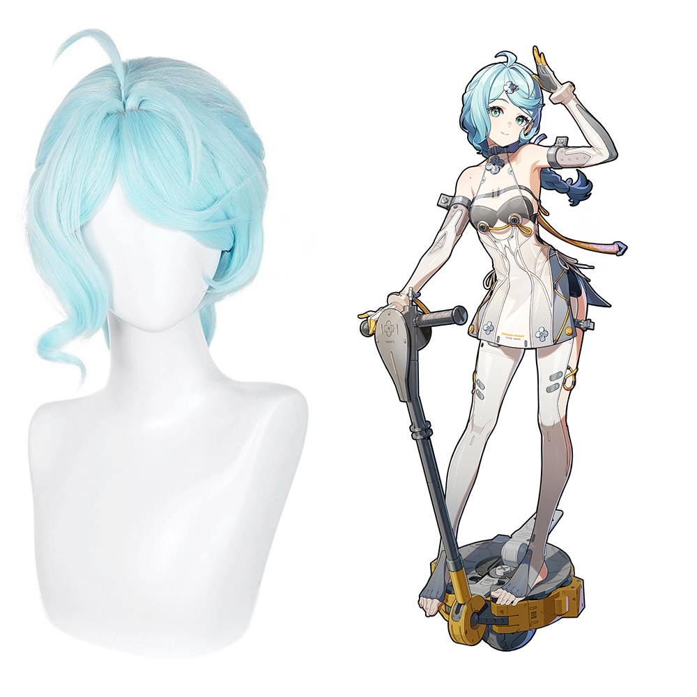 Zenless Zone Zero Seed Blue Cosplay Wig