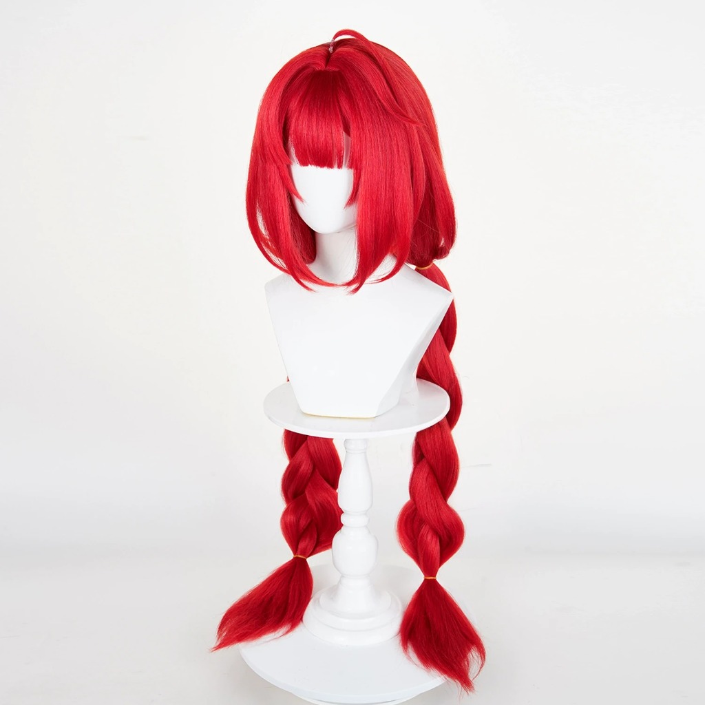 Zenless Zone Zero Ukinami Yuzuha Red Cosplay Wig
