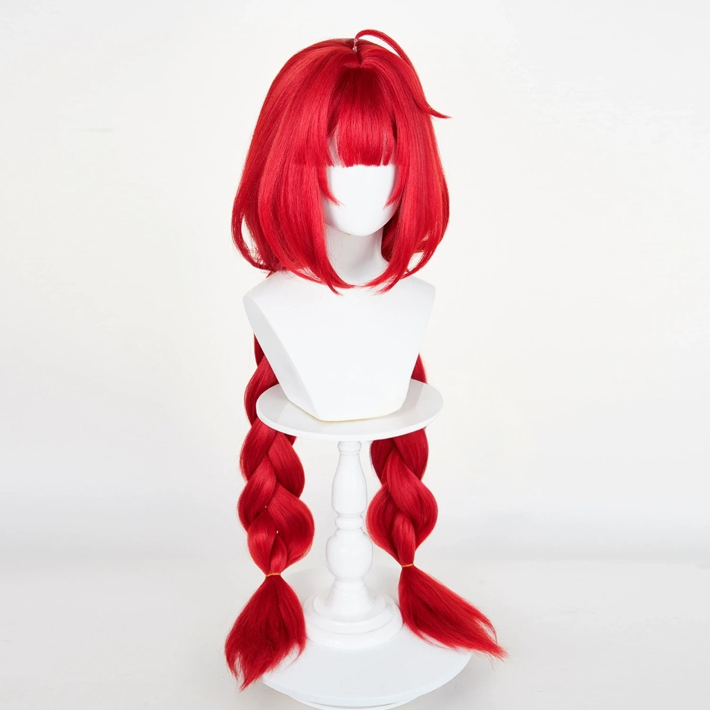 Zenless Zone Zero Ukinami Yuzuha Red Cosplay Wig