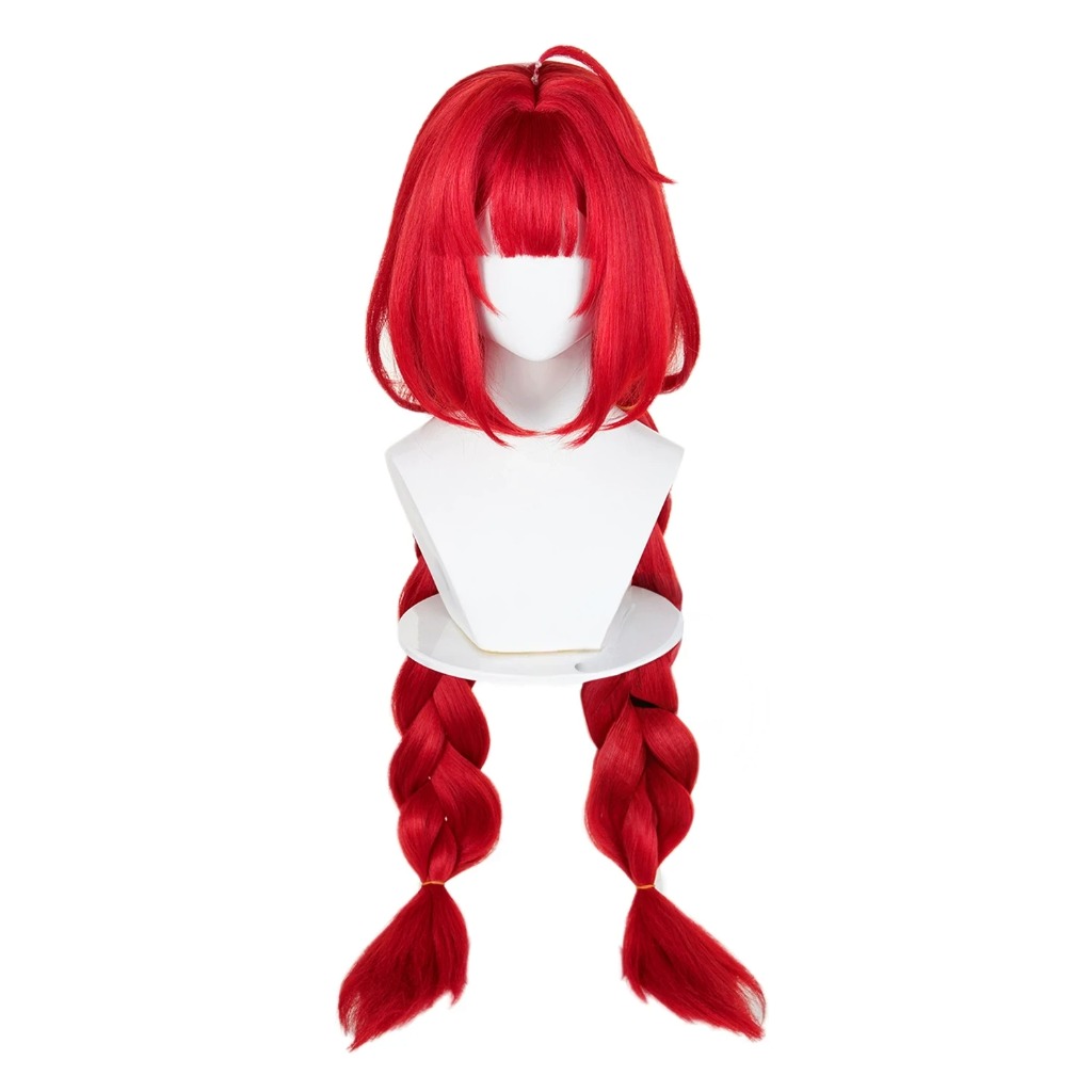 Zenless Zone Zero Ukinami Yuzuha Red Cosplay Wig