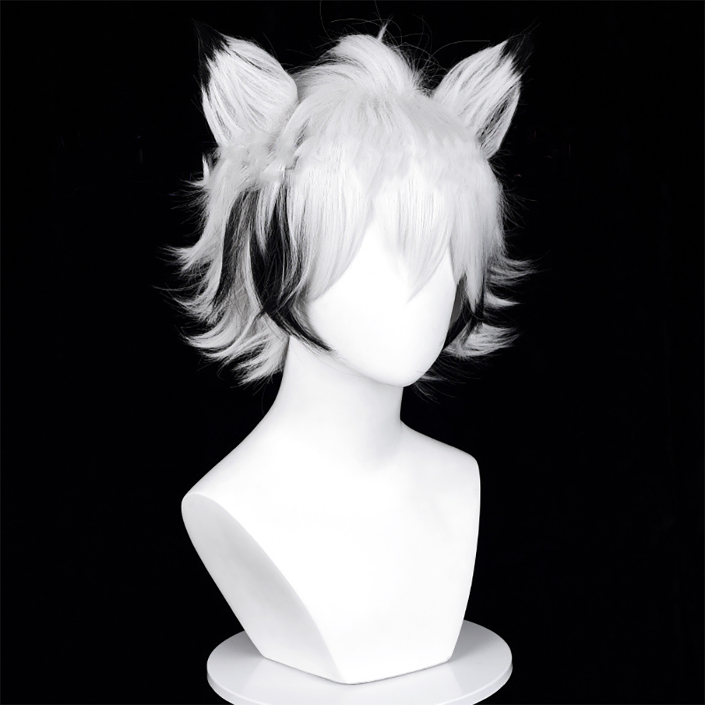 Zenless Zone Zero Von Lycaon Silver Cosplay Wig