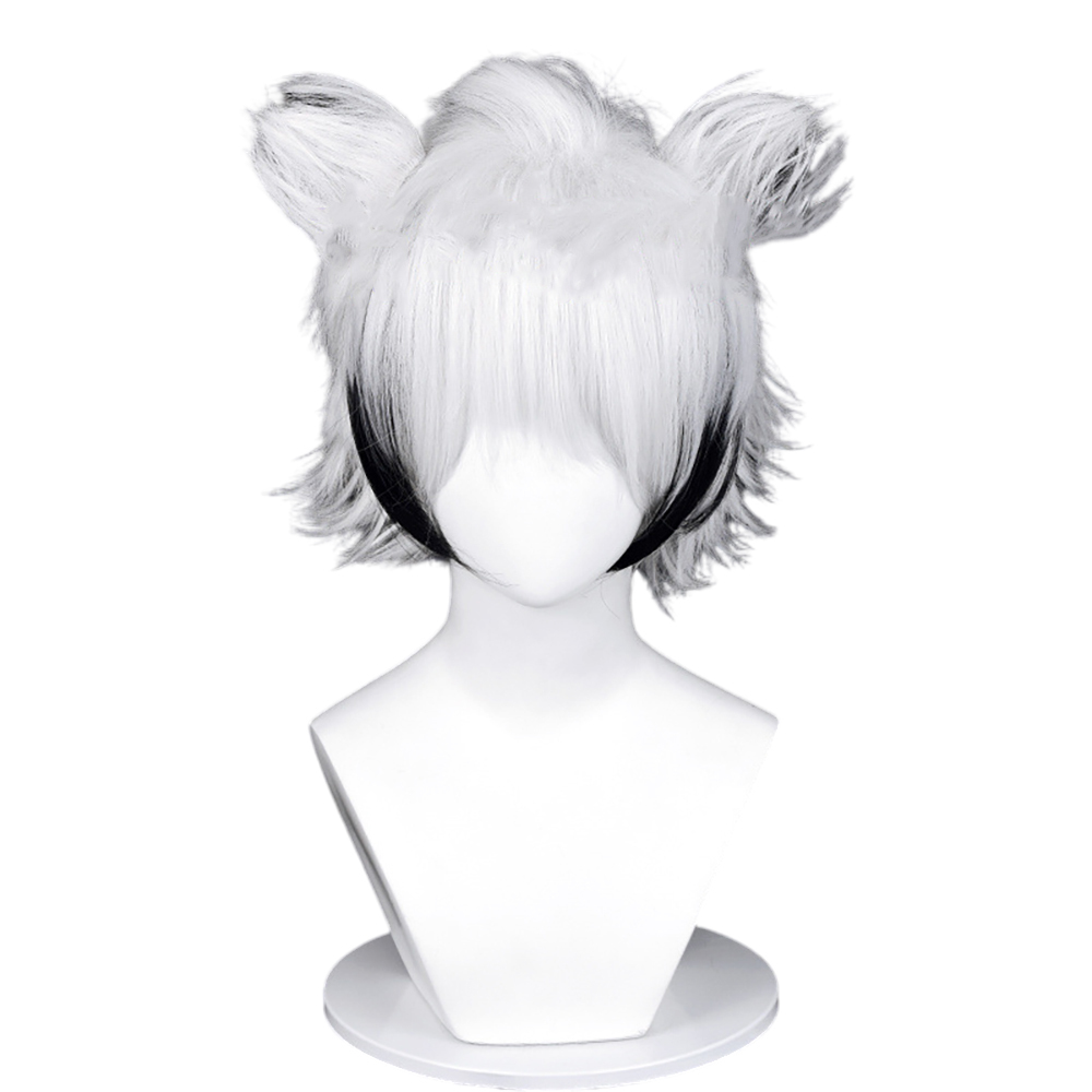 Zenless Zone Zero Von Lycaon Silver Cosplay Wig