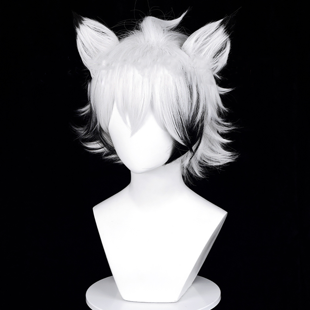 Zenless Zone Zero Von Lycaon Silver Cosplay Wig