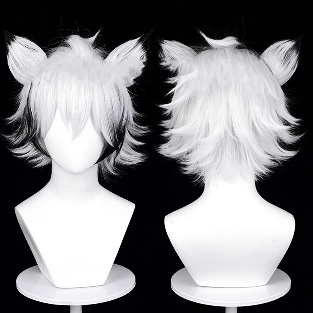Zenless Zone Zero Von Lycaon Silver Cosplay Wig