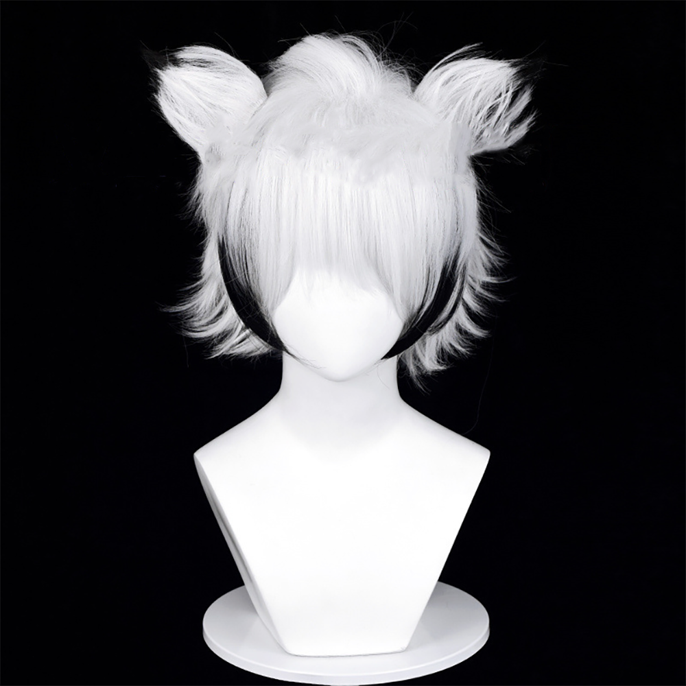 Zenless Zone Zero Von Lycaon Silver Cosplay Wig