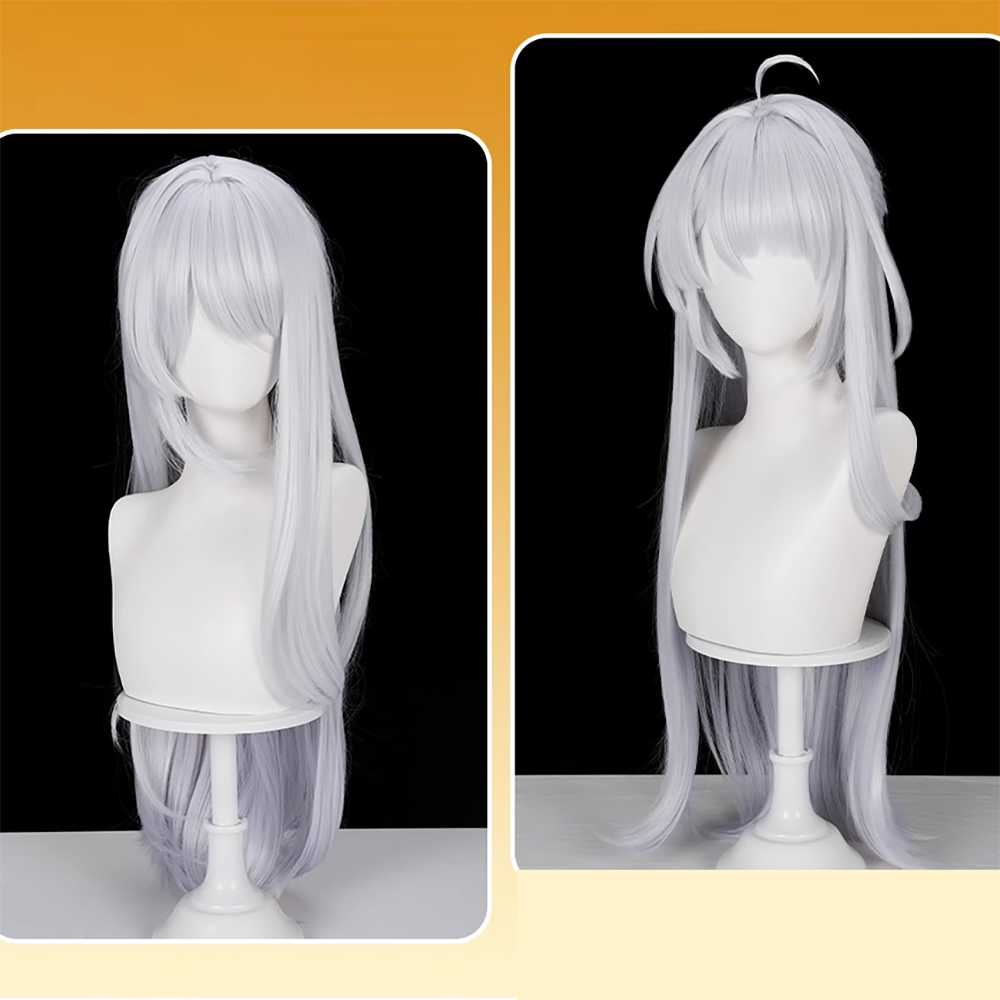 Zenless Zone Zero Yixuan Silver Cosplay Wig