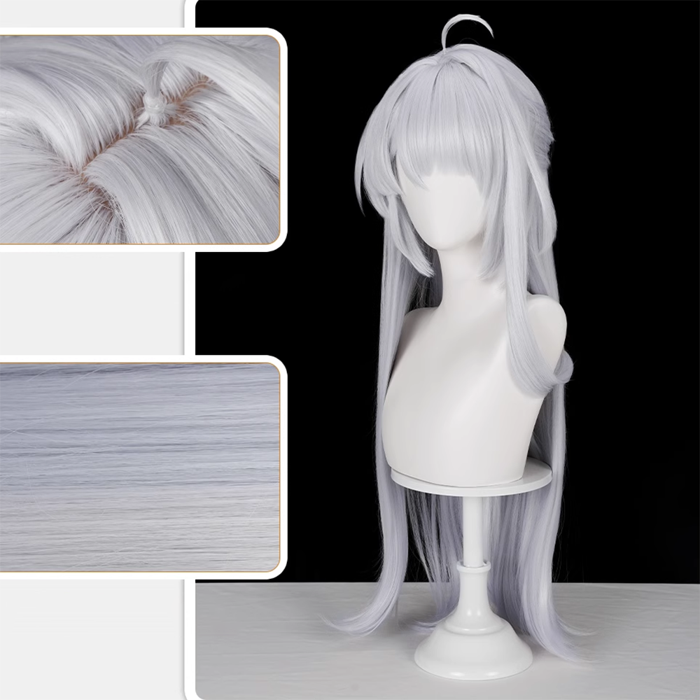 Zenless Zone Zero Yixuan Silver Cosplay Wig