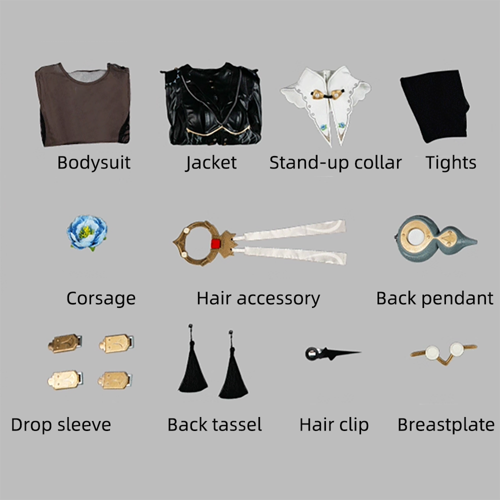 Zenless Zone Zero Yixuan Trails of Ink Cosplay Costume