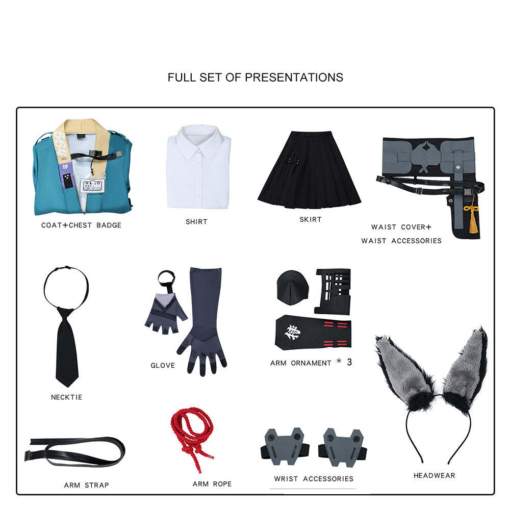 Zenless Zone Zero Hoshimi Miyabi Cosplay Costume