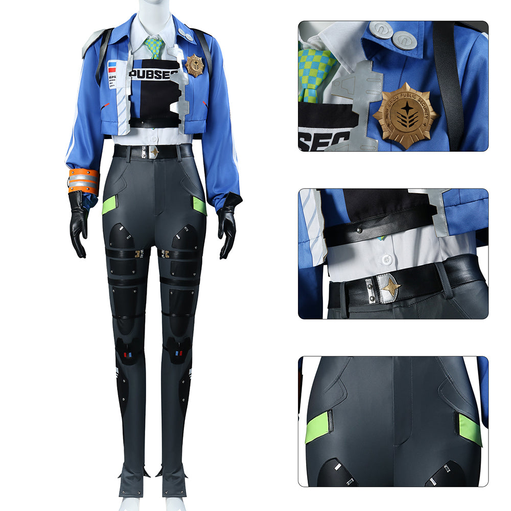 Zenless Zone Zero Zhu Yuan Cosplay Costume