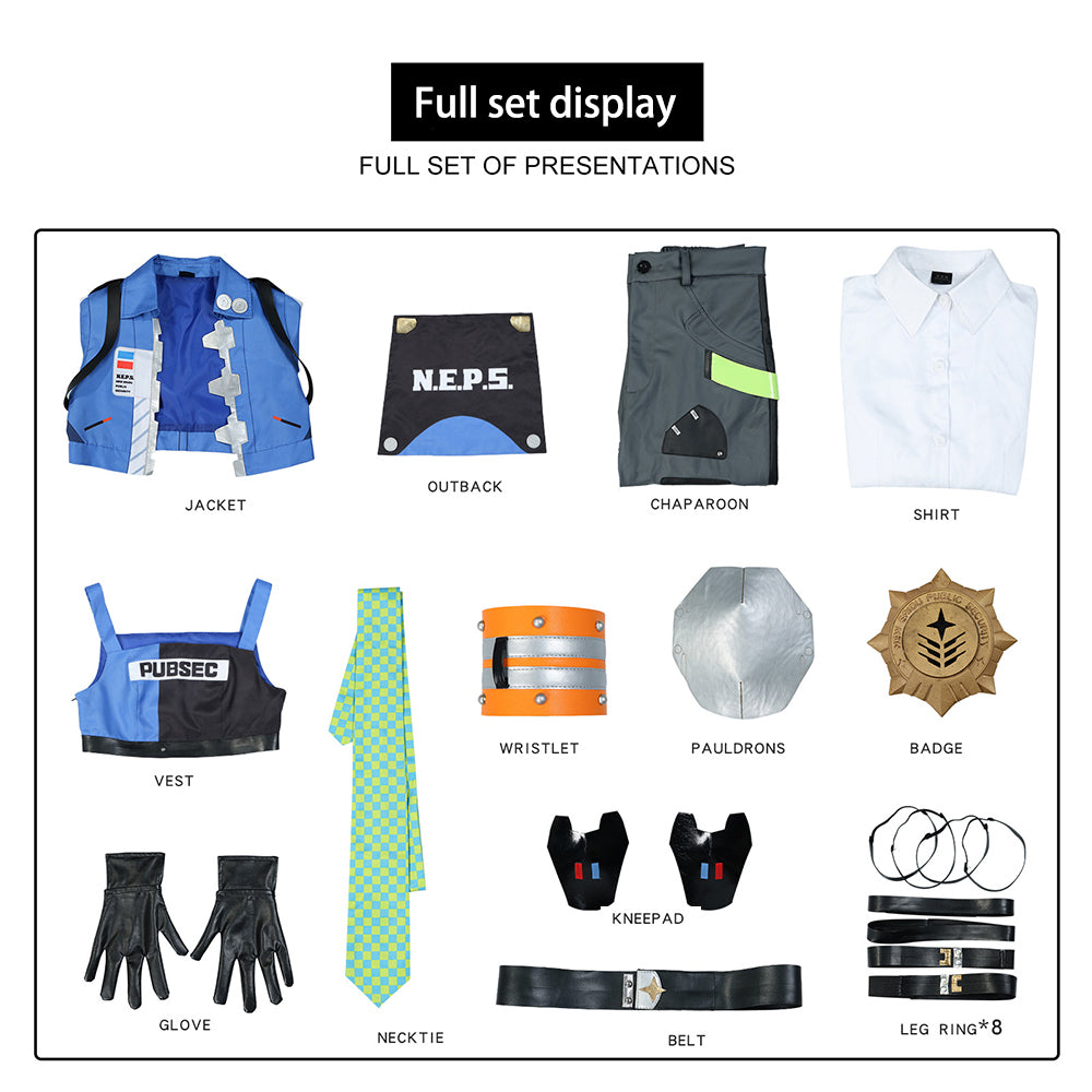 Zenless Zone Zero Zhu Yuan Cosplay Costume