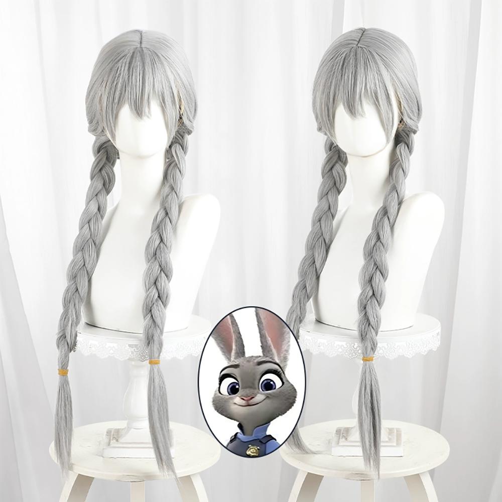 Zootopia 2 Judy Hopps Silver Cosplay Wig