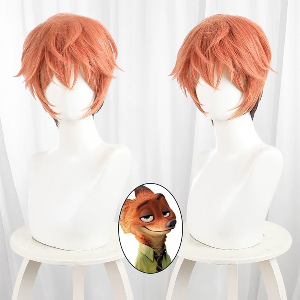 Zoozapia 2 Nick Wilde Orange Cosplay Wig