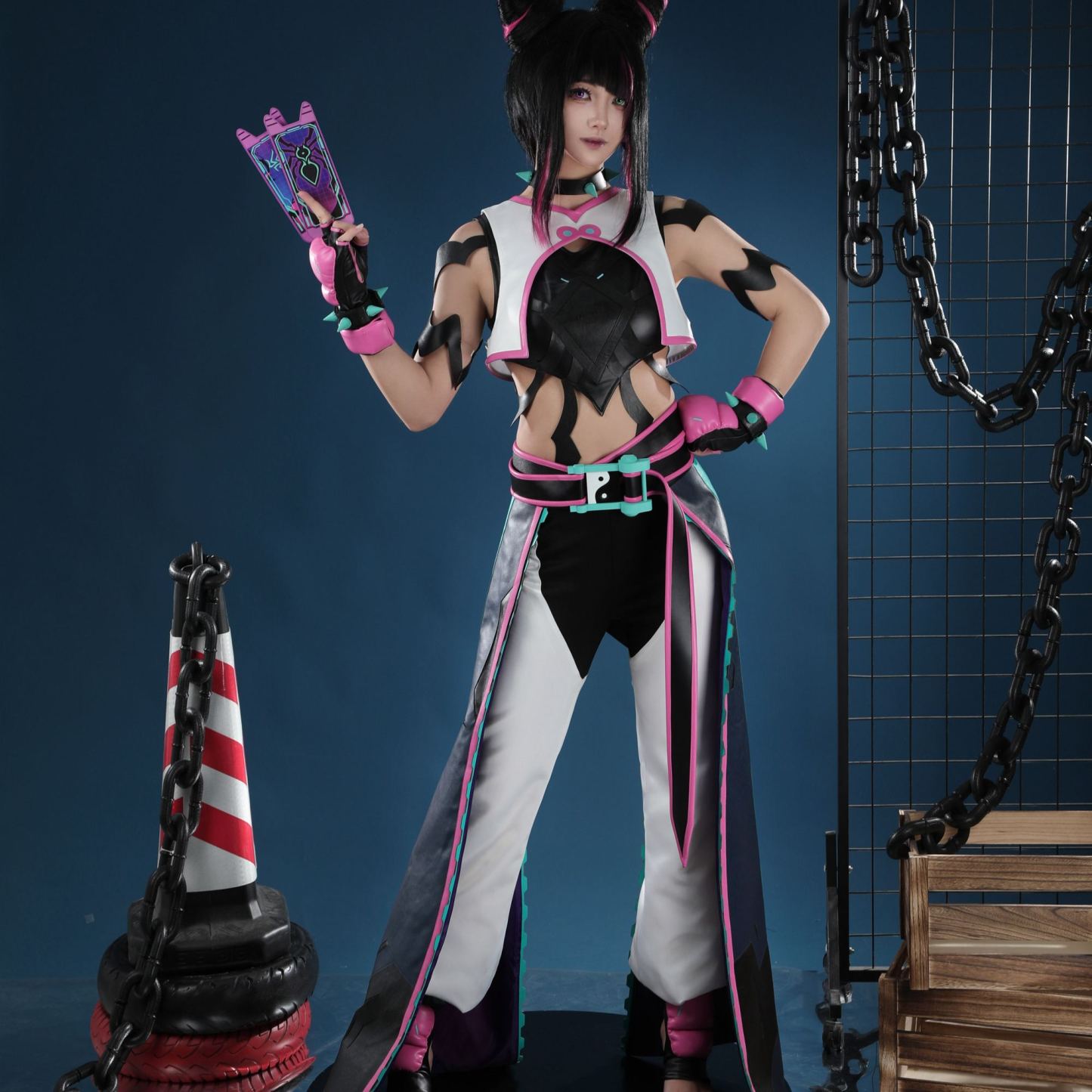 Overwatch 2 Street Fighter 6 Juri Kiriko Cosplay Costume