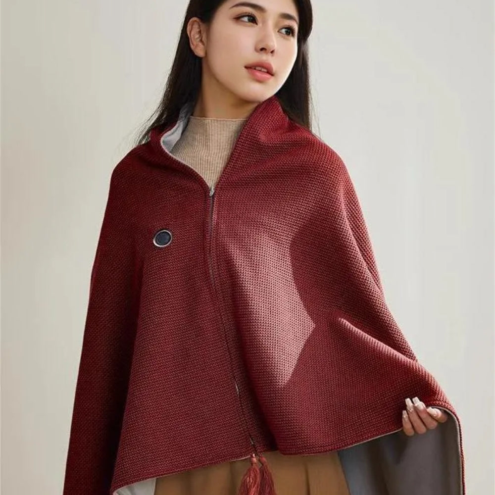 🎁Christmas Best Winter Gifts🔥Portable Heated Shawl – Wearable Electric Heating Wrap
